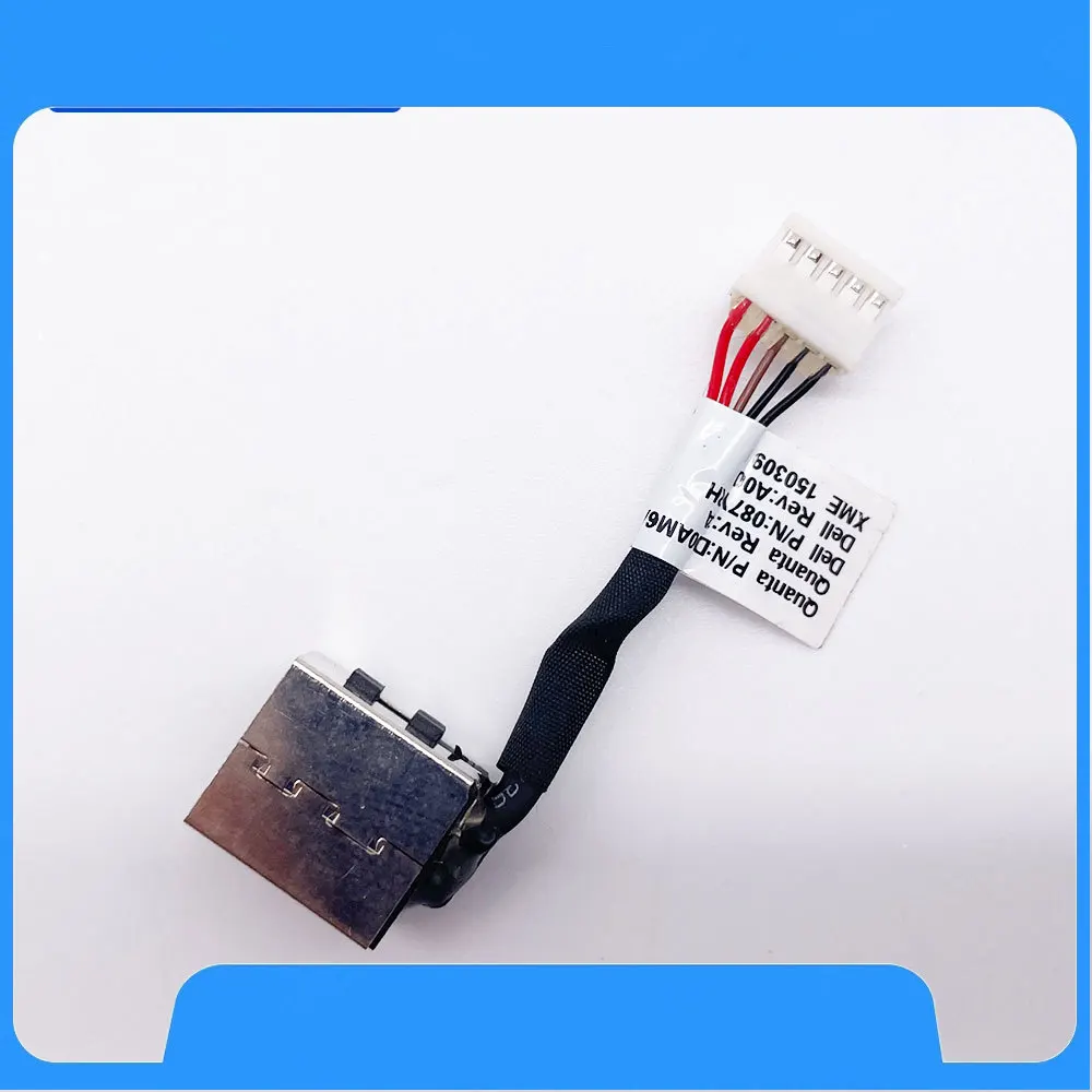 

Для Dell Inspiron 15 7000 7547 7548 7458 P41F разъем питания постоянного тока для ноутбука DC-IN гибкий кабель для зарядки 087YRH 01H8X3 DD0AM6AD000