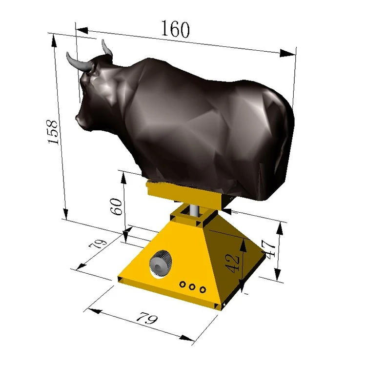 Rodeo bull riding machine control sale of inflatable machinery bull riding