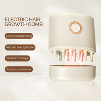 EMS Scalp Applicator Liquid Comb Hair Growth Oil Serum Comb high frequency Vibration Scalp Massager Brush with Sterilization