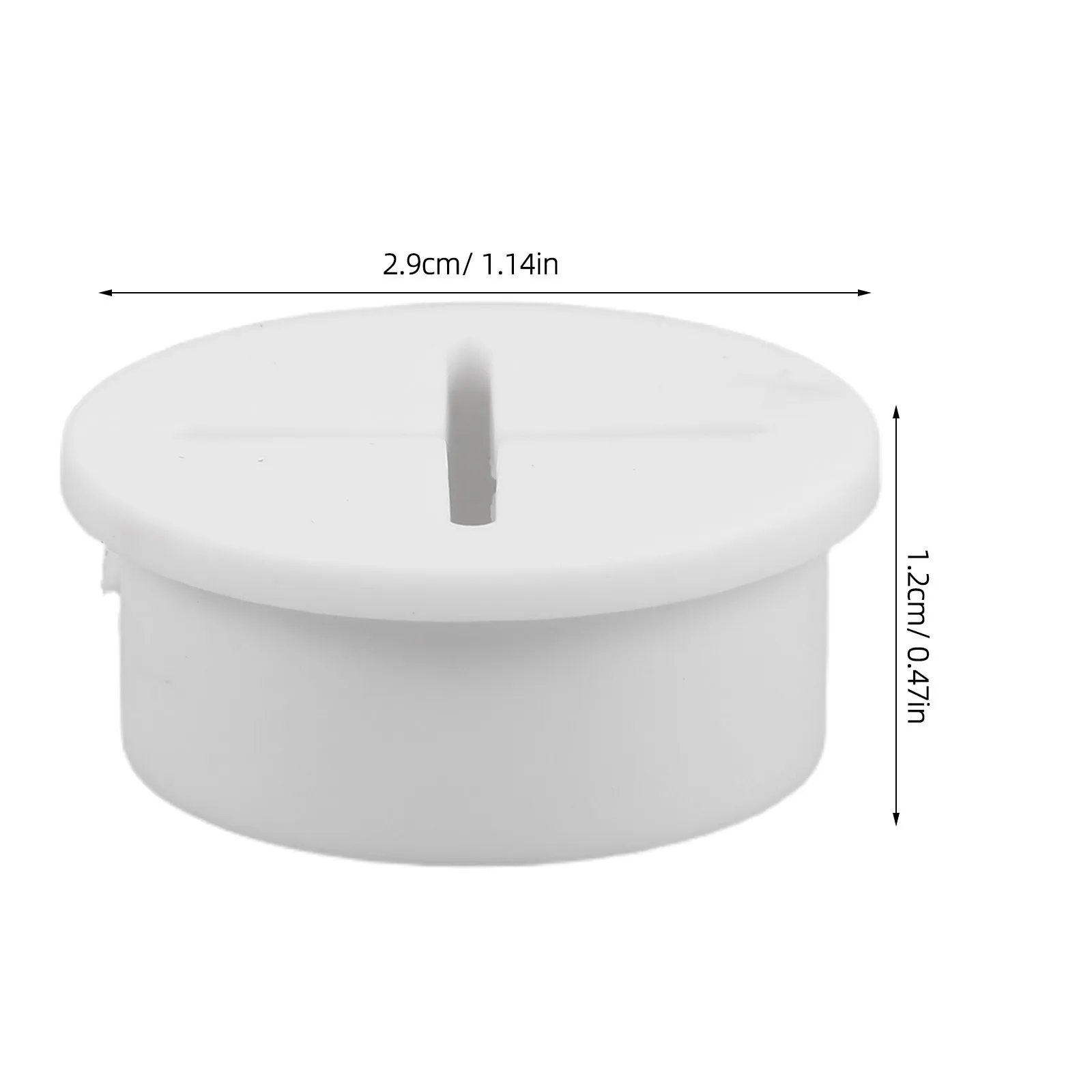 15Pcs Plastic Desk Cable Hole Grommets Thickened Round Wire Organizer Cord Covers Office Cable Hole Cover Plastic Table Grommet