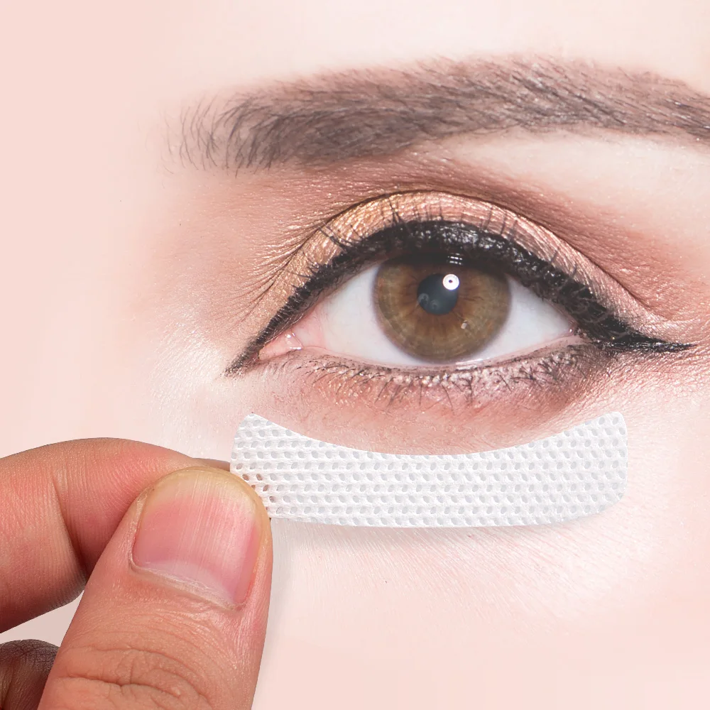 Adesivos para os olhos, tecidos não tecidos, extensão de cílios, estofamento, suprimentos de extensão, acessórios, ferramentas de maquiagem