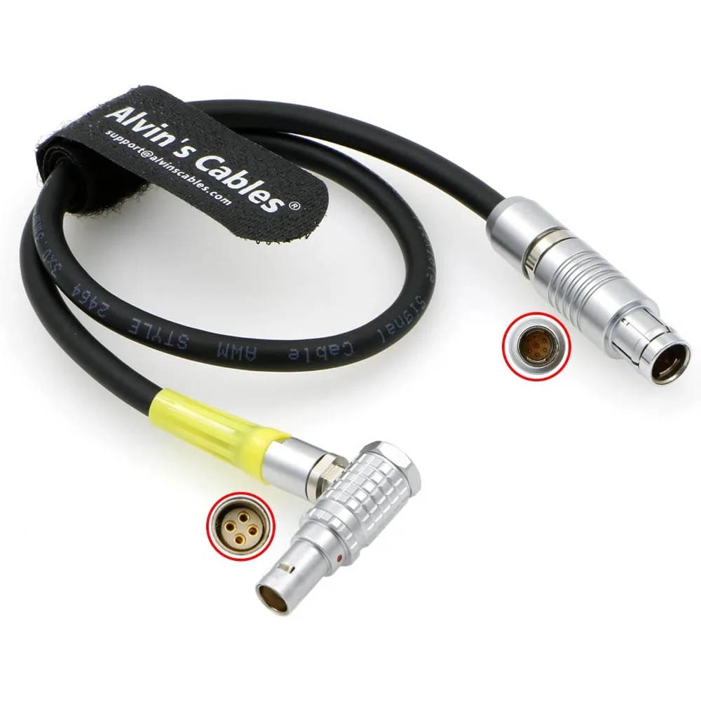 

Cable for ARRI UDM to UMC| LCUBE CUB-1 7 Pin to Right Angle 4 Pin Compatible with K2.65144.0 Alvin’s Cables