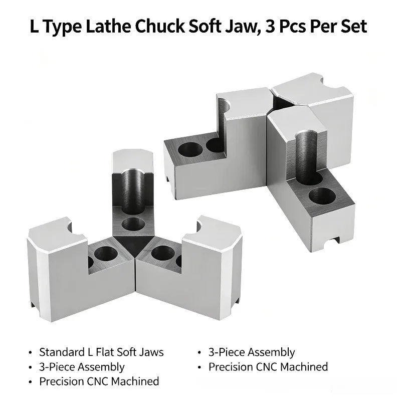 Factory Direct 2026 3-Jaw Hydraulic with L-Shaped Extended Jaws, 5–10