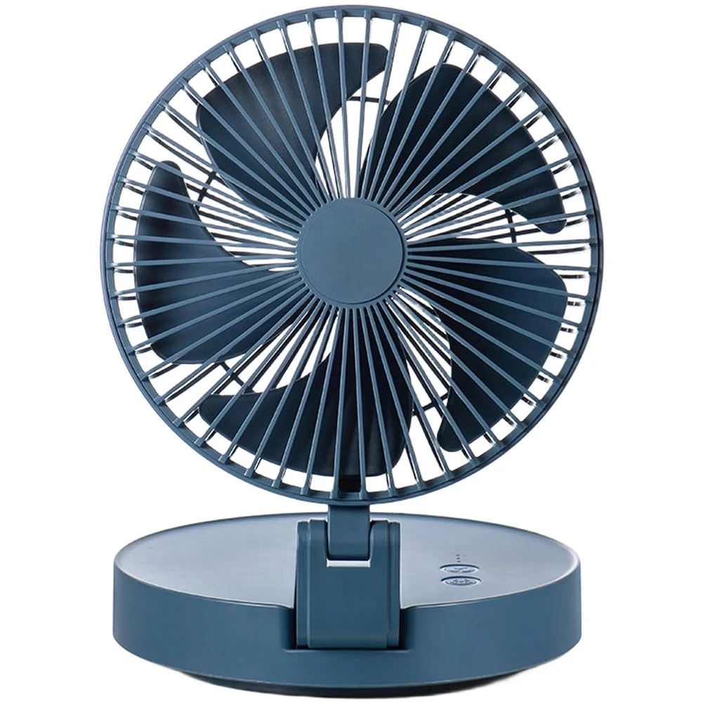 USB Rechargeable Magnetic Levitating Fan with LED Light 3 Modes Foldable Design Wall Mount Compatible for Home Office Use