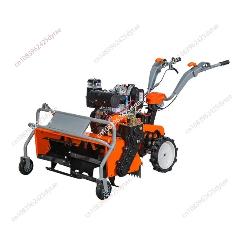 Diesel Mini Cultivator, Multifunctional Power Tiller for Weeding Rotary Tilling & Ditching