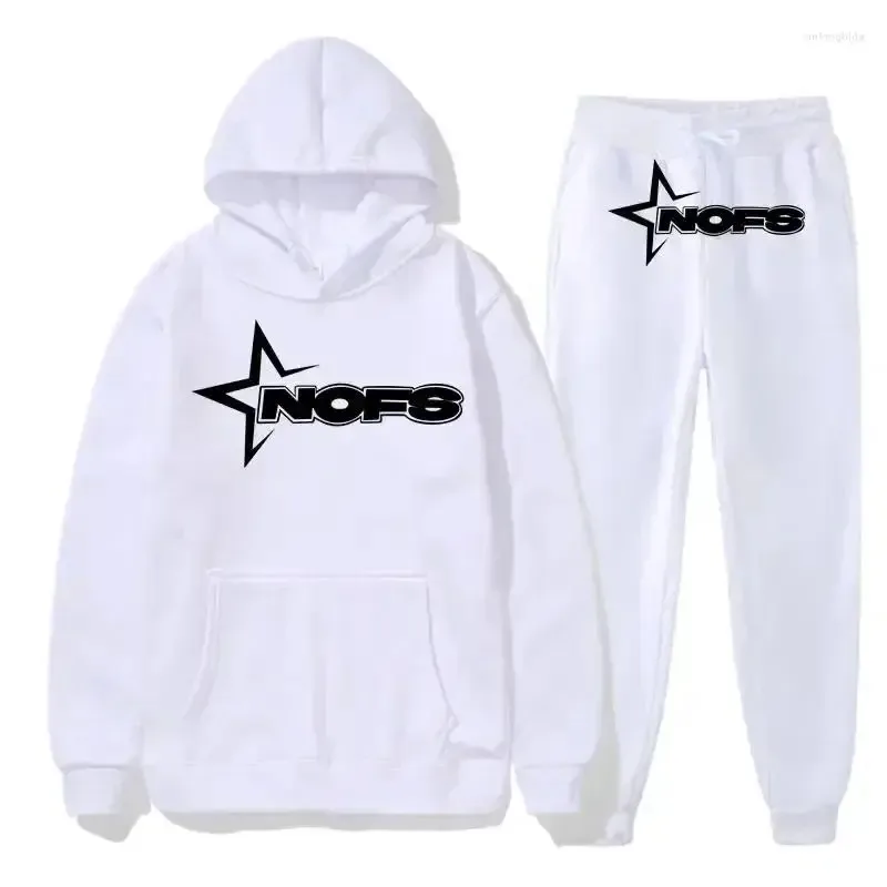 Nofs Tracksuit Sets for Men Sweatshirt Running Jogging Sport Piece Macoff Fashion Designer Couple