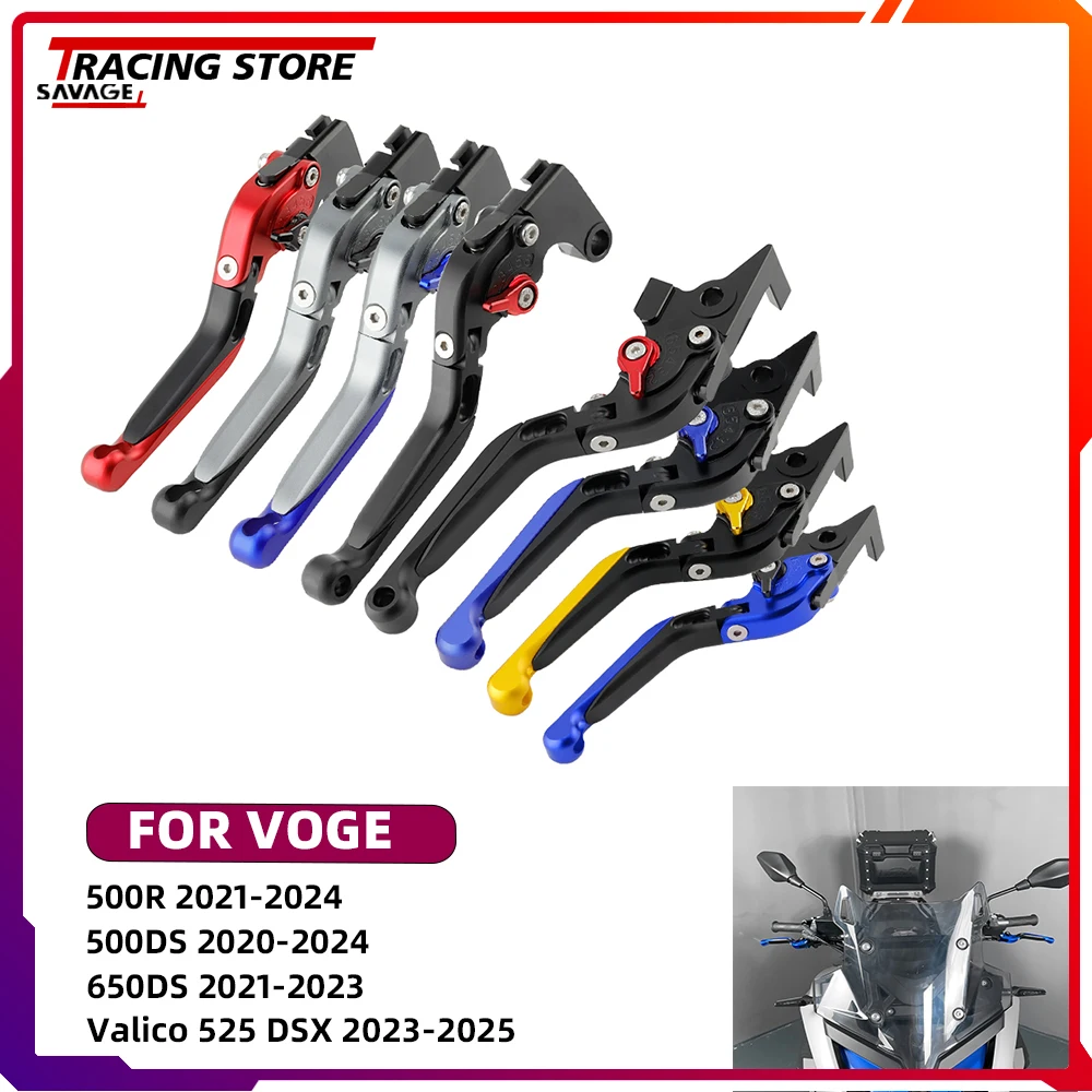 

Adjustable Folding Extendable Brake Clutch Levers Handle For VOGE 500 R/S 650DS Valico 525 625 DSX DS525X 525DSX DS625X 625DSX