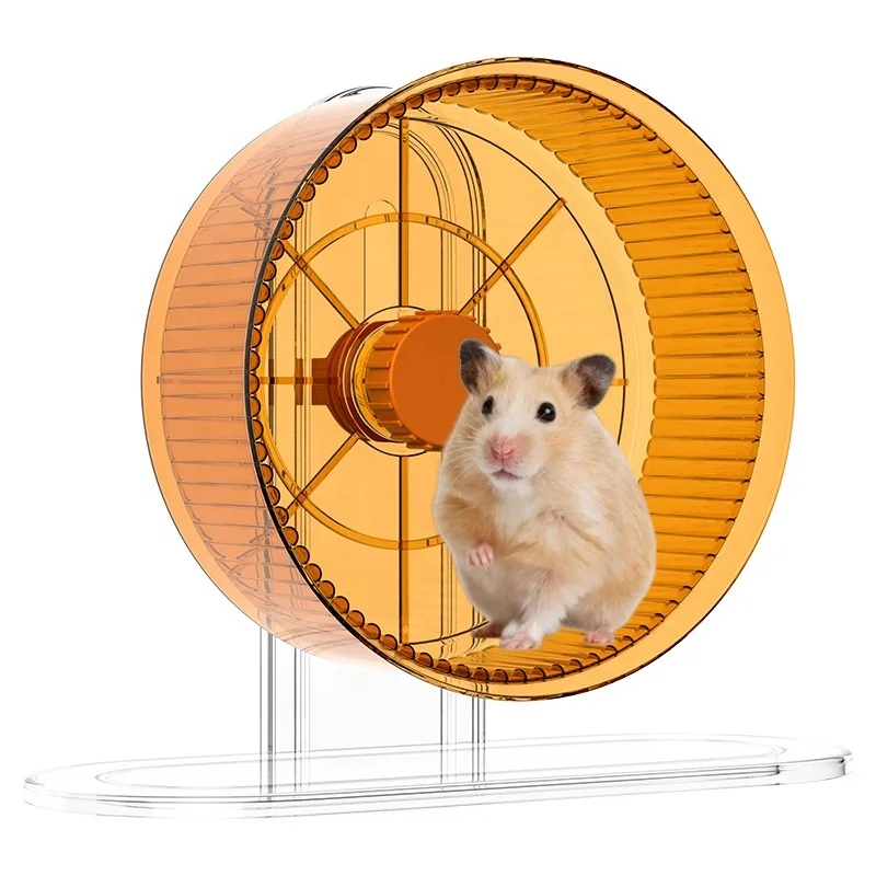 

Hamster Running Wheel Mute With Bearings Golden Bear Hamster Toys Running Ball Cage Roller Exercise With Stand