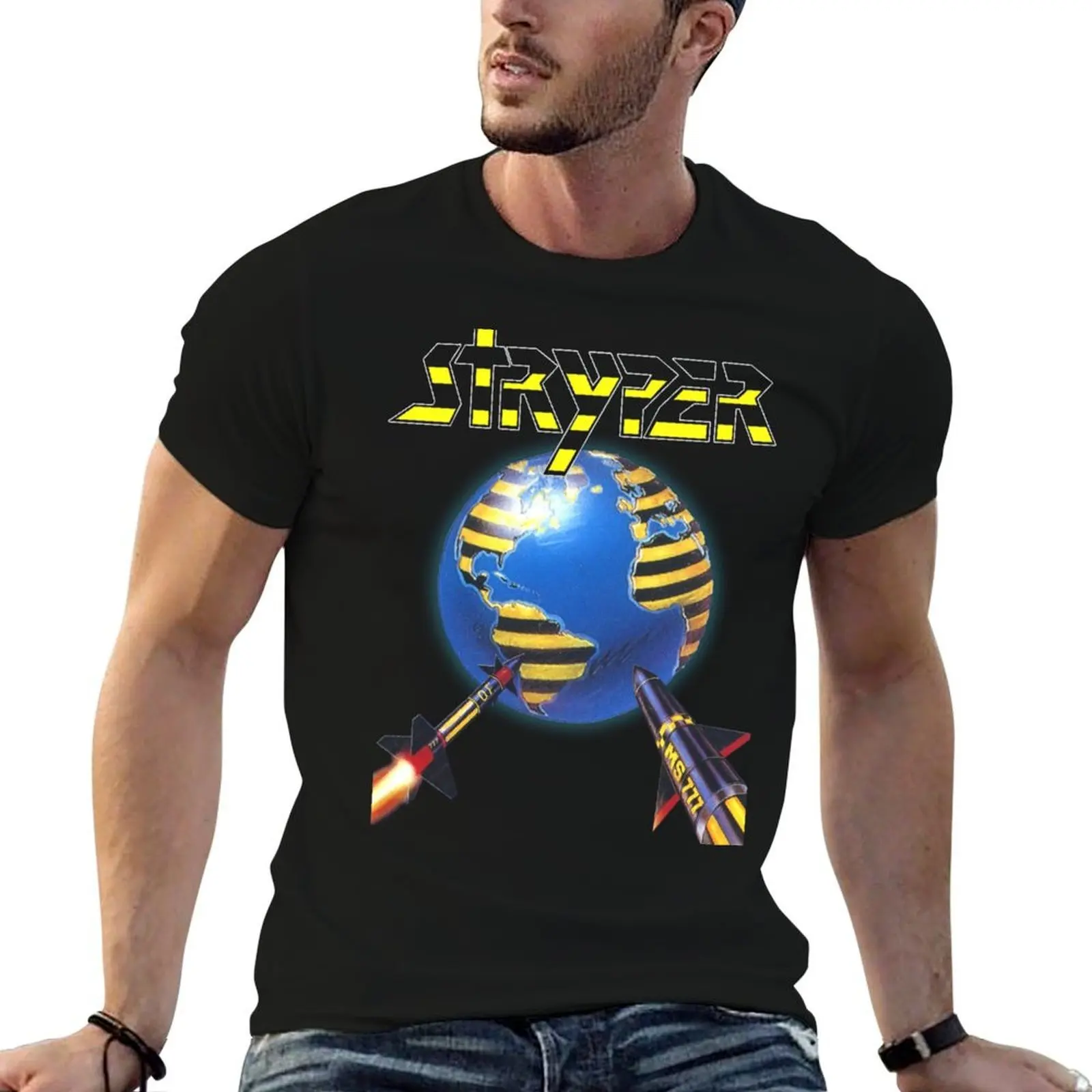 

LEGENDS OF WHITE METAL!! STRYPER T-Shirt t shirts with prints t shirts for man cotton funny T-Shirt