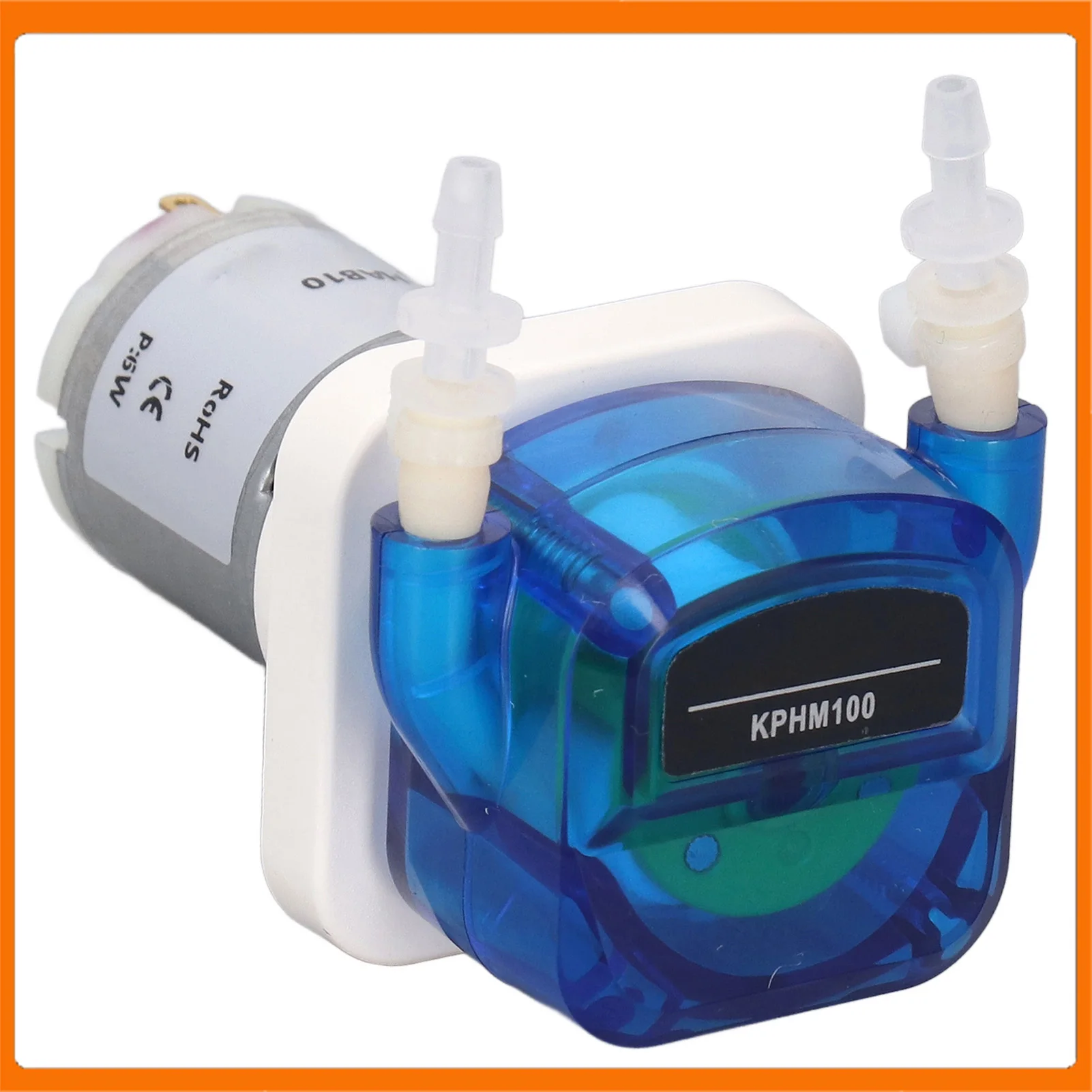 Mini Peristaltic Pump KPHM100 HAB10 12V 24V 180ml Per Minute Gear Transmission 6W Self Priming Liquid Dosing Pump for Laboratory