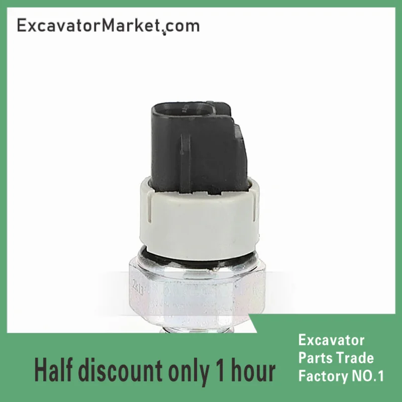 Excavator Accessories For Kobelco Excavator Oil Pressure Sensor SK200-8/210 J05E Engine Pressure Switch Sensing Plug