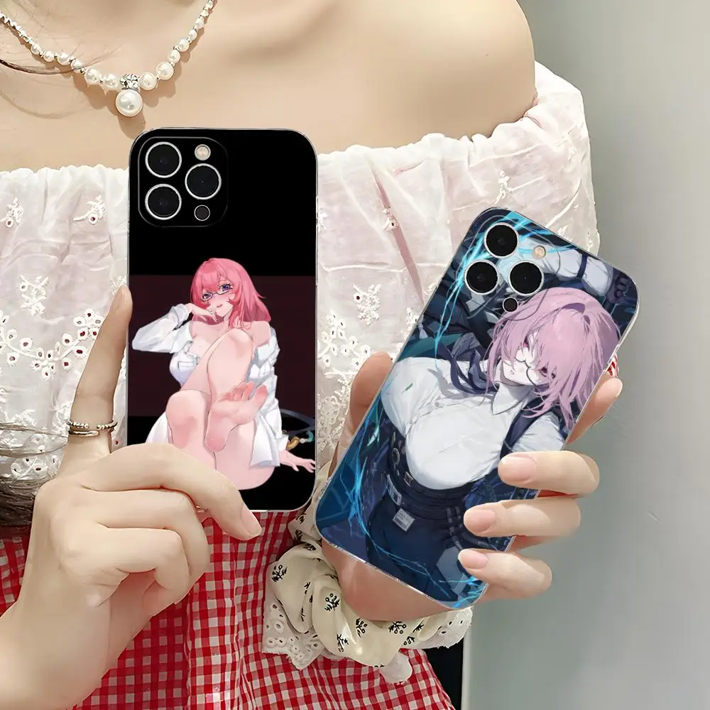 

Zenless Zone Zero Yanagi Phone Case for iPhone 17 16 15 14 13 12 11 X XR XS Air Pro Max Plus Mini Clear Colorful Cover Luxury