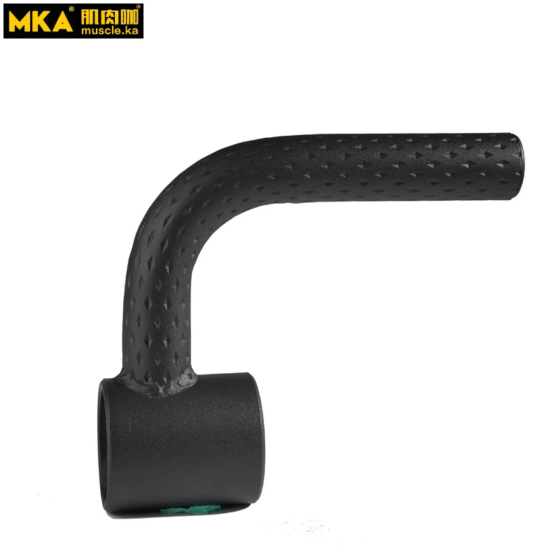 MKA L Bar Barbell Handle Accessories Easy to Use Fitness Single Arm Handle for Workouts Split Squats Rotations Home