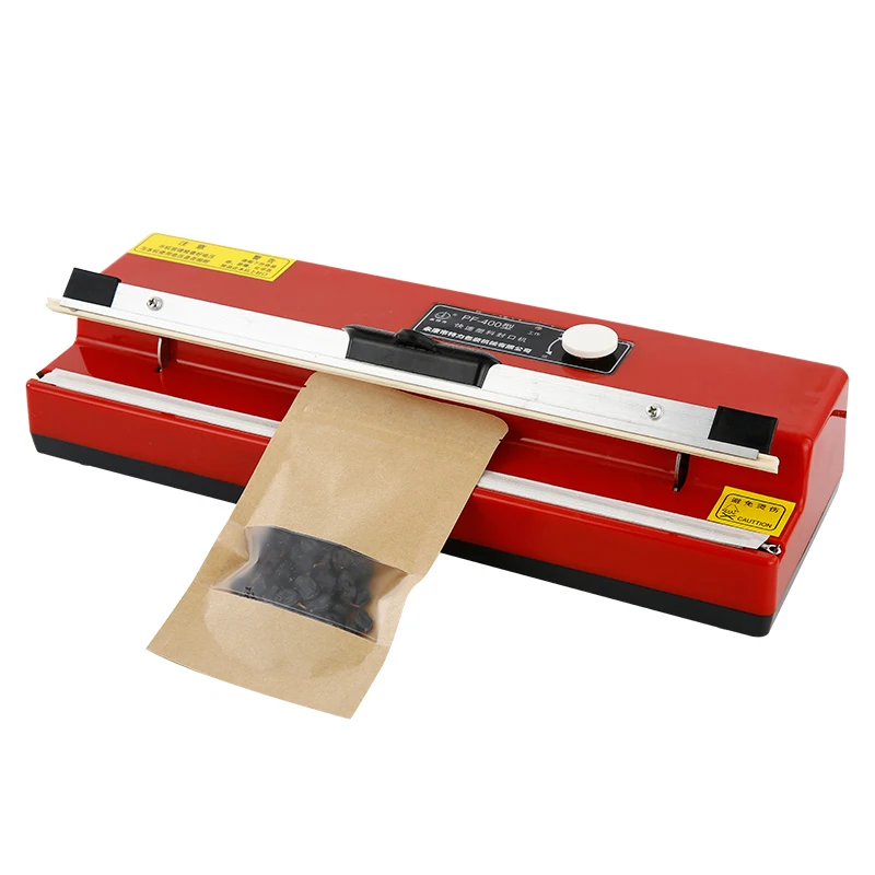 Neues Produkt Desktop Kunststoff folien versiegelung maschine Aluminium folie Teebeutel Kraft papiertüte Mond kuchen beutel versiegelung