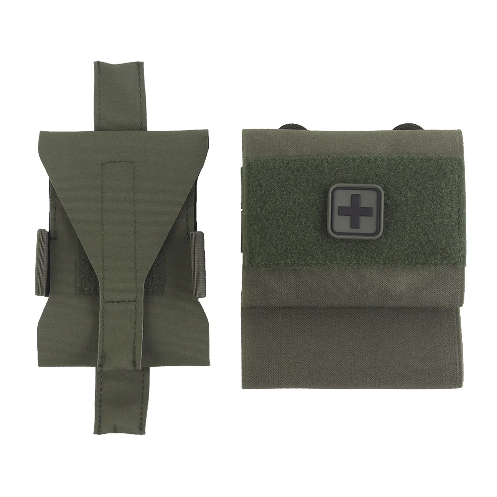Tactical Quick Molle IFAK Pouch Micro Trauma First Aid Kit Tourniquet Hammock EDC Survival Waist Bag for Camping Hunting Fishing