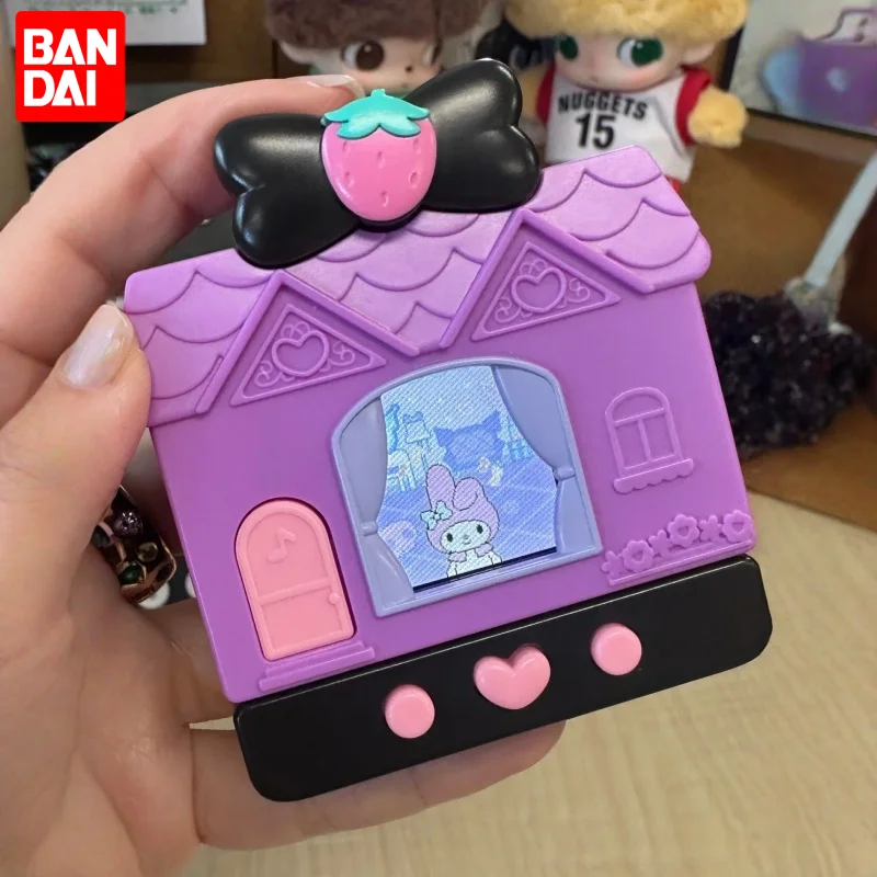 Bandai Sanrio Hellokitty Kuromi Tamagotchi Toy Kawaii Anime Figur Collectible Pet Machine Birthday Gift for Friends
