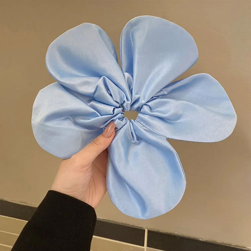 Sweet Large Flower Hair Rope Cloth Three-dimensional Flower Hair Circle Girl Headband Elegant Hair Accessories For Women Fashion