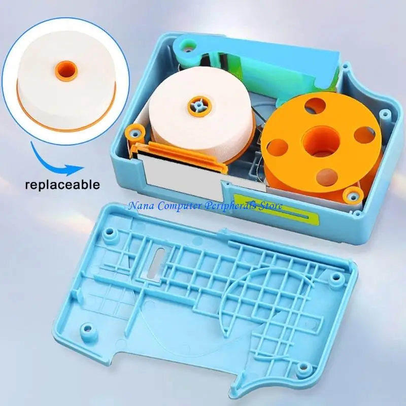 F68C AUA-550 Fiber End Face Cleaning Box Fiber Tools Cleaner Fiber Wiping Tool Pigtail Cleaner Cassette Fiber Cleaner