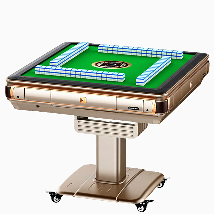

Electric Mahjong Table 2 Mahjong Table Also used as dining table with pulley base