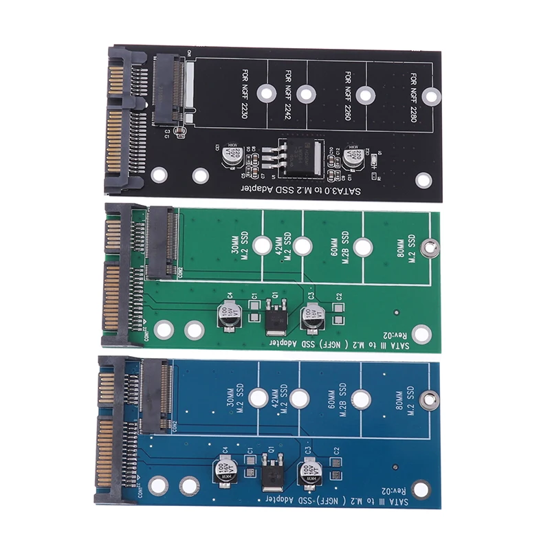 1PC M.2 To SATA3 Adapter Card NGFF SSD To Sata Adapter Board NGFF To SATA Adaptor