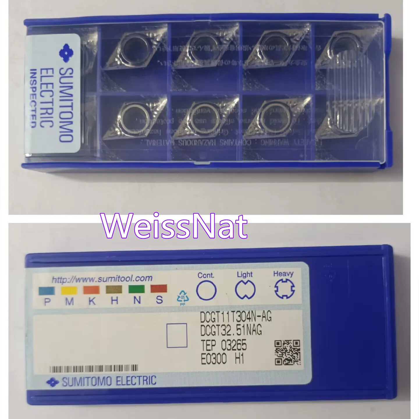 Sumitomo DCGT11T304N-AG H1 Carbide Insert DCGT Inserts