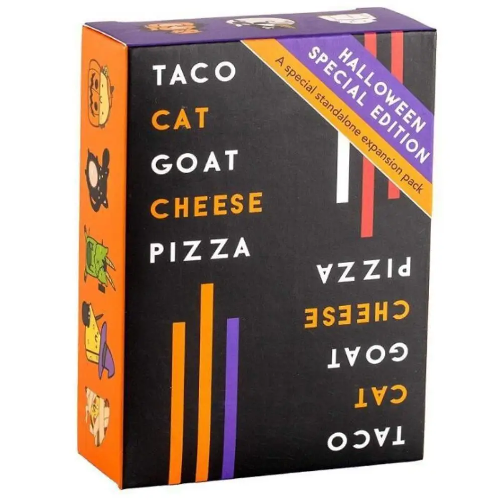 Taco Cat Goat Cheese Pizza Playing Cards Santa Cookie Elf Candy Board Funny Games for Couples 2-8 People Friends Party Games