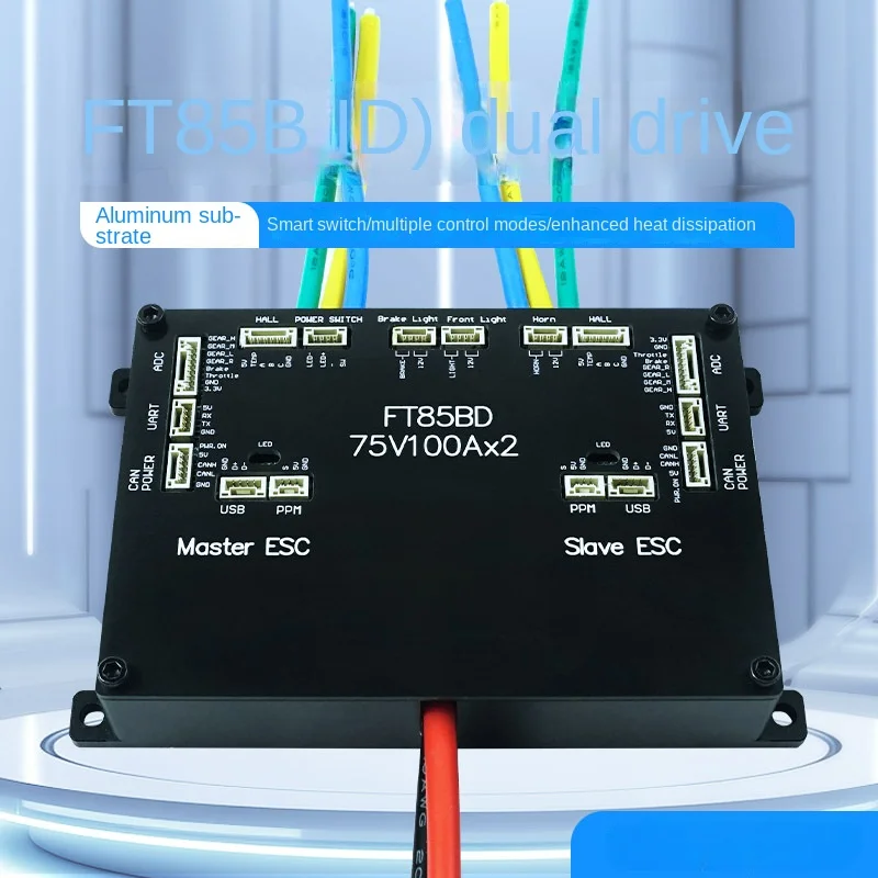 FT85BD dual drive con interruttore il driver 84V può essere collegato al veicolo elettrico con clacson della luce del freno