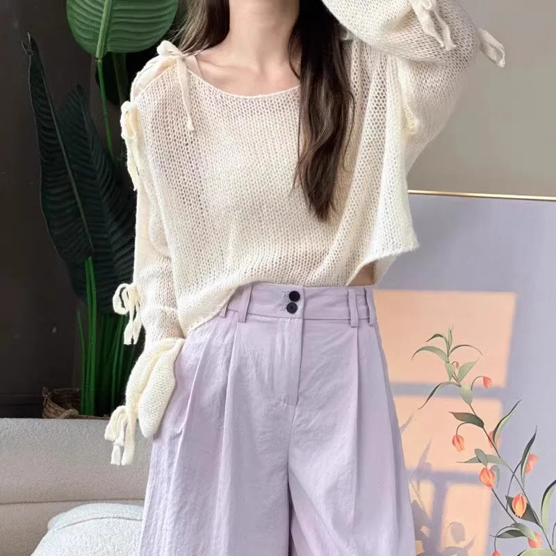 

Sweaters Jumpers Pullovers Women Dark Blue Y2K Shading Layered Look Christmas Holiday Winter Festival Professional Formal Solid