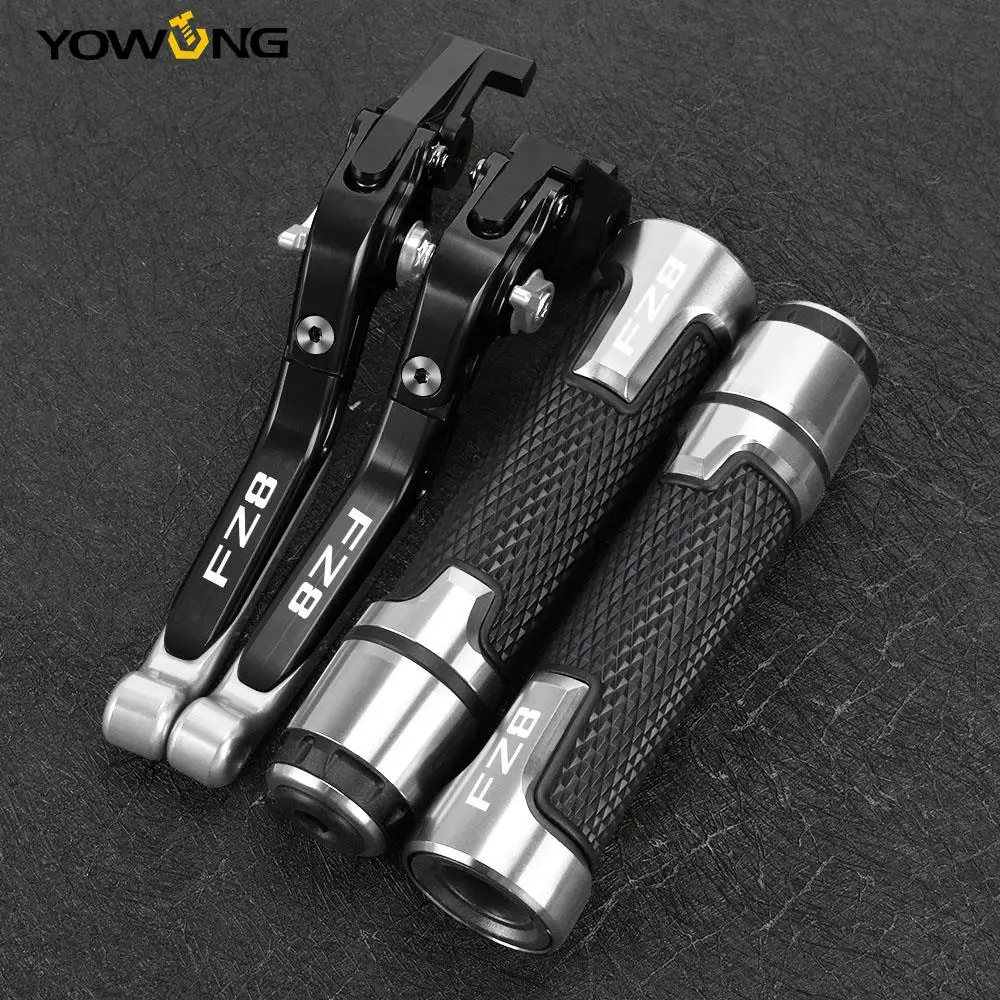 

FOR YAMAHA FZ8 FZ-8 2010 2011 2012 2013 2014 2015 2016 2017 2018 Motorcycle Accessories Brake Clutch Levers Handlebar Grips ends