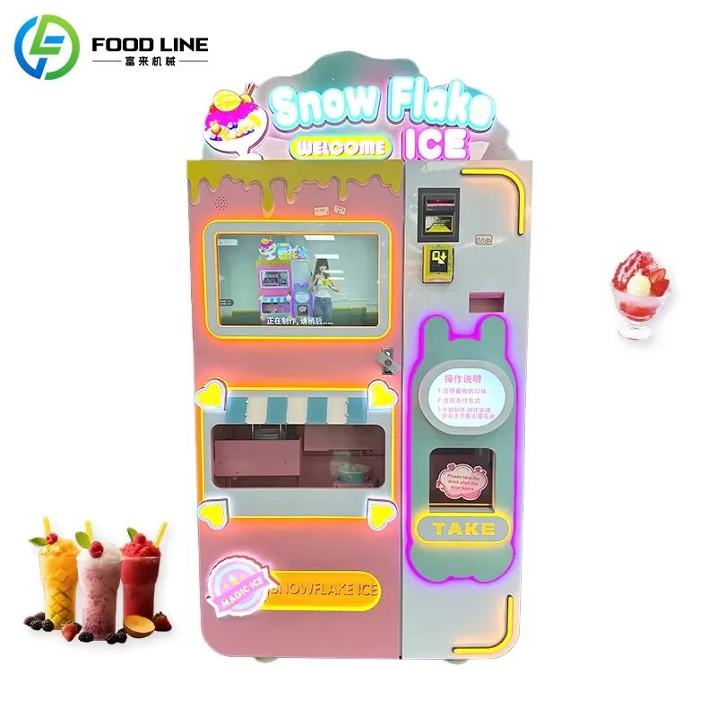 Automatic Smoothie Vending Machine Slushie Maker High Speed Commercial Equipment for Convenience Stores