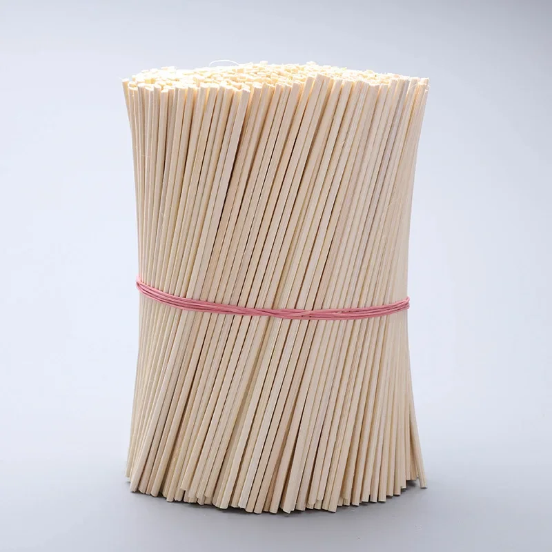 500PCS Dia 5/4/3MM X L40/30/25/20CM Indonesian Aroma Essential Oil Accessories Diffuser Rod,Wood Rattan Sticks for Home Decor