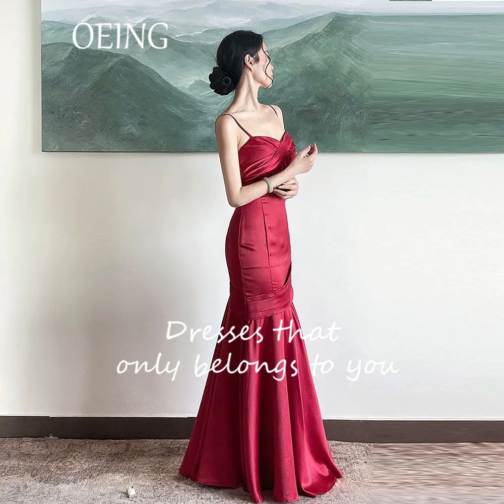 Sweetheart Korea Garden Evening Dresses Sheath Customized Formal 프롬드레스 Floor Length Elegant Prom Gowns Party Women Bride