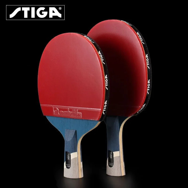 STIGA 5 Star Table Tennis Racket Professional Ping-pong Paddle Pimples In For Offensive Rackets Sport Stiga Racket