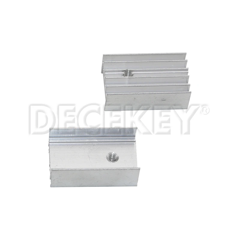 10pcs Aluminum Heatsink Radiator 15*10*25mm Transistor TO-220 For Transistors TO220 white
