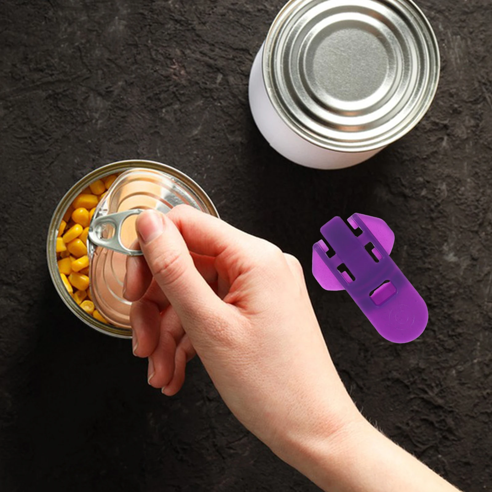

12 Pcs Can Lid Keychain Key Ring Plastic Tab Opener for Opener Tool Leakproof Soda Cans Leakproof Soda Cover drink can opener