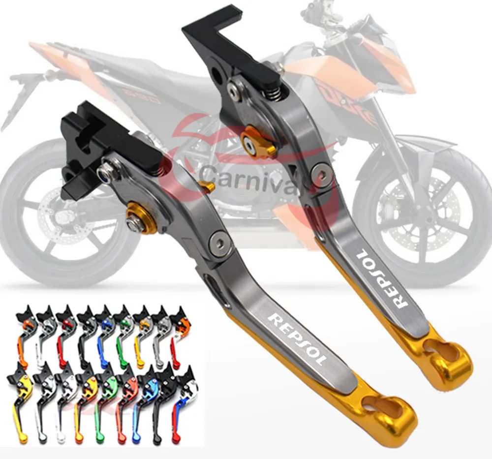 

For Honda CBR250R CBR300R CB300F CBR500R CB500F CB500X CB190R CB190X Folding Motorcycle Retractable REPSOL Brake Rod Clutch