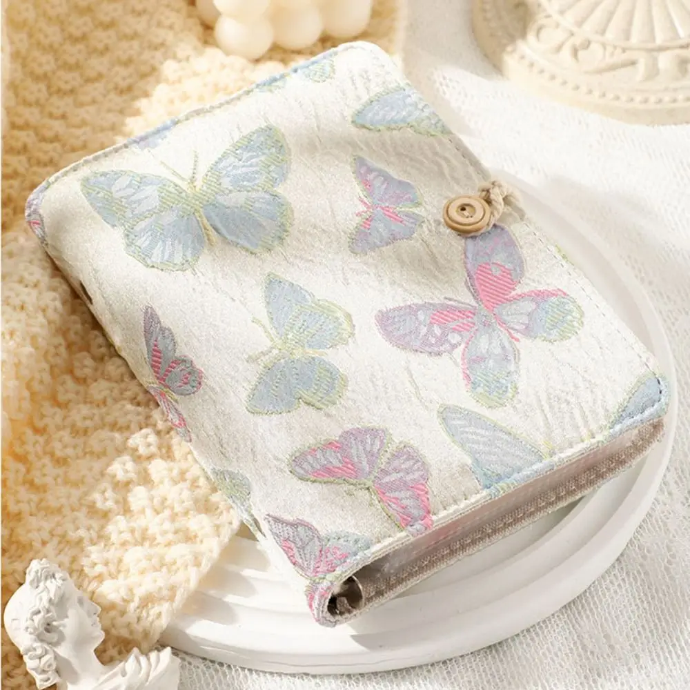 Fun Money Savings Challenge Binder Cloth Butterfly Savings Challenges Book Clear Flower Cash Budget Notebook Money Notebook