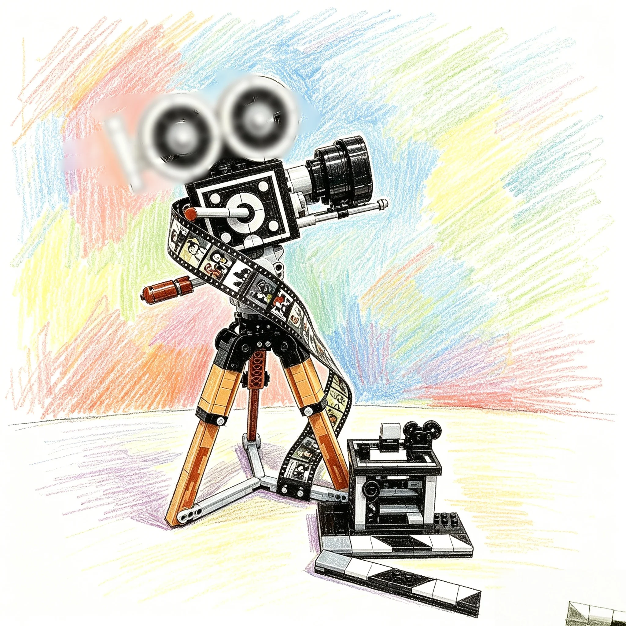 

811 Pieces Creative Series Model Camera Building Blocks Decorations Adult Puzzle Assembly Toy Birthday Gift
