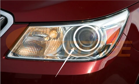 Для Buick Lacrosse 2010-2012: Комплект сверхъярких дневных ходовых огней и указателей поворота SMD LED Angel Eyes (кольца Halo)