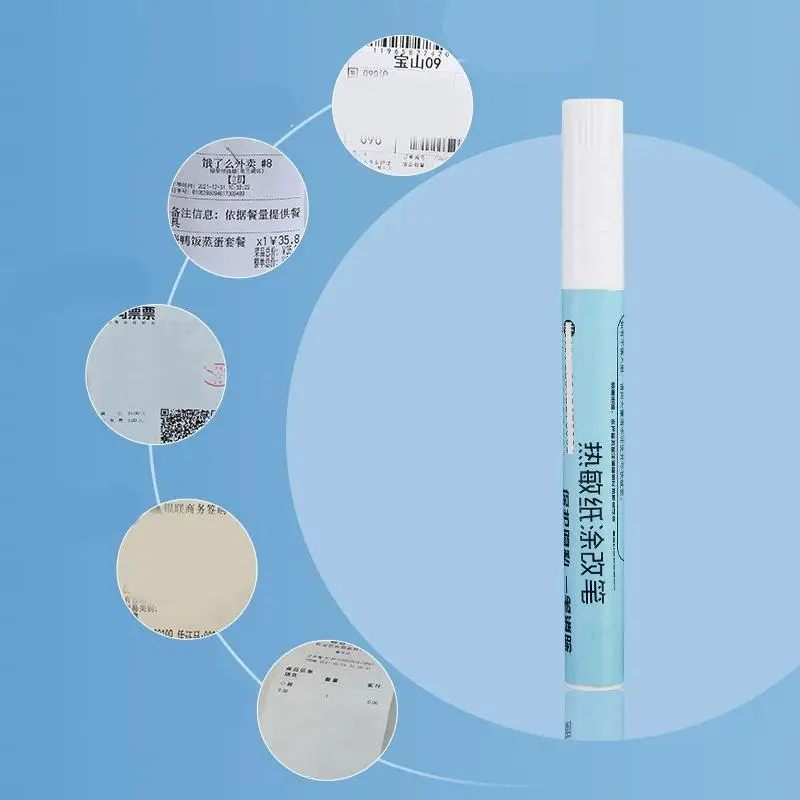 Thermal Paper Eraser Pen Parcel Label Data Correction Courier Shopping Bill Thermal Paper Eraser Pen Privacy Protection Pen