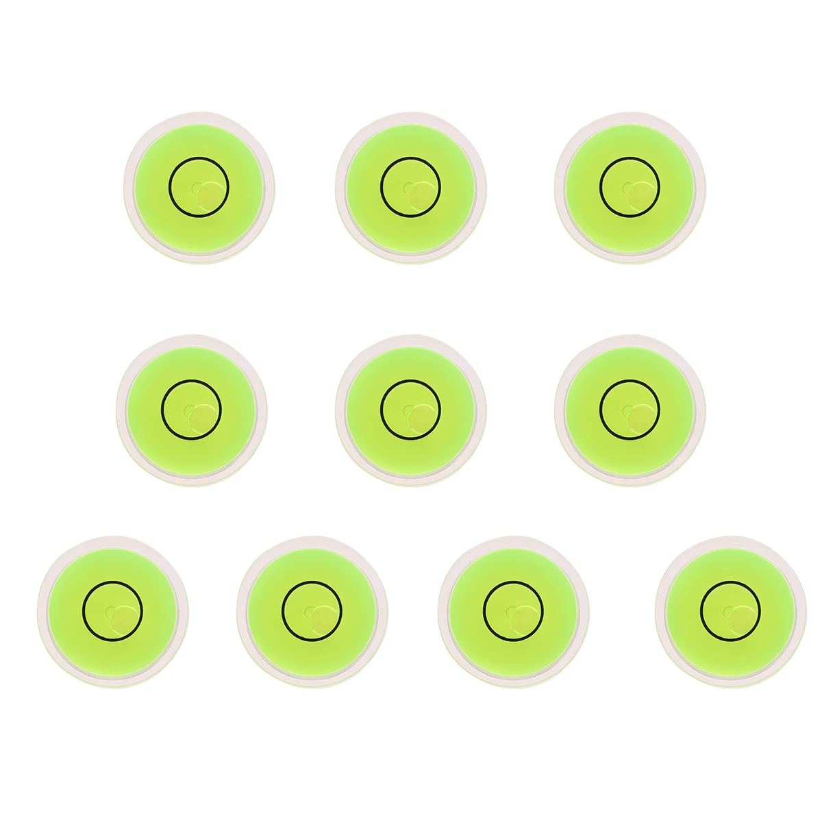 

10pcs Universal 25X10Mm Acrylic Round Bubble Spirit Level High Precision Horizontal Surface Level For Calibration Cross-Stitch