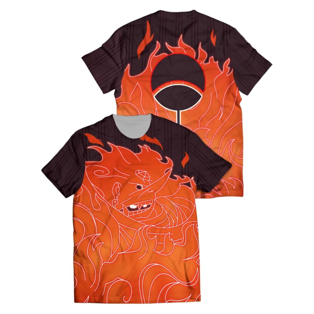 Naruto Itachi Uchiha Mangekyō Susanoo Anime Adult Kids Athleisure T-Shirt Family Summer Quick-drying Soft Lightweight Comfy