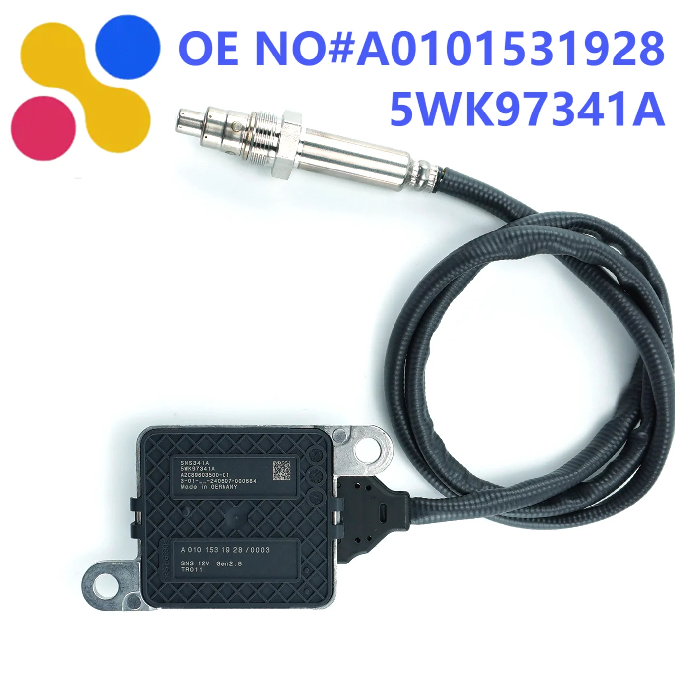 

A0101531928 5WK97341A New Nitrogen Oxygen NOx Sensor For Mercedes-Benz Detroit Diesel Truck Auto Sensor 5WK9 7341A
