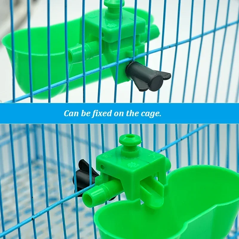 Chicken Bird Water Drinking Cups for Chicken Quail Chicken Waterer Bowl Automatic Poultry Coop Feeder Water Drinking Cups 5/10Pc