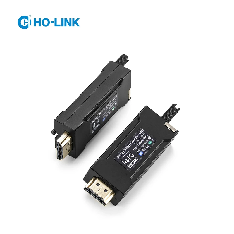 4K Mini HDMI Over Fiber Optic Converter Optical Fiber Extender Transmitter