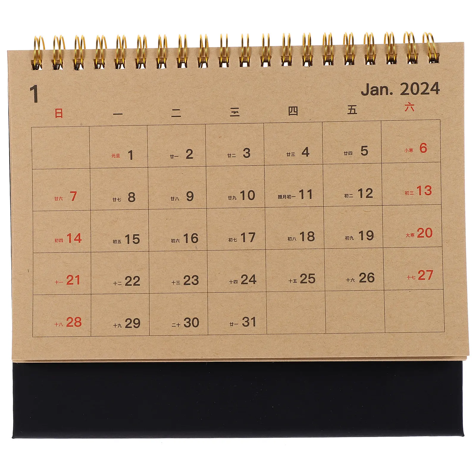 

Decorative Standing Calendar Delicate Mini Design Office Supply Daily Use Monthly Organizer Month Calendar Home Accessories