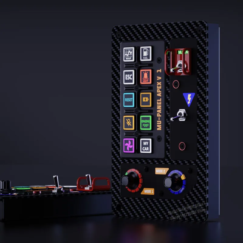 

MU-PANEL APEX V1 Simulation Racing Game Button Central Control Panel PC For EURO Truck for Fanatec Thrustmaster MOZA SIMAGIC