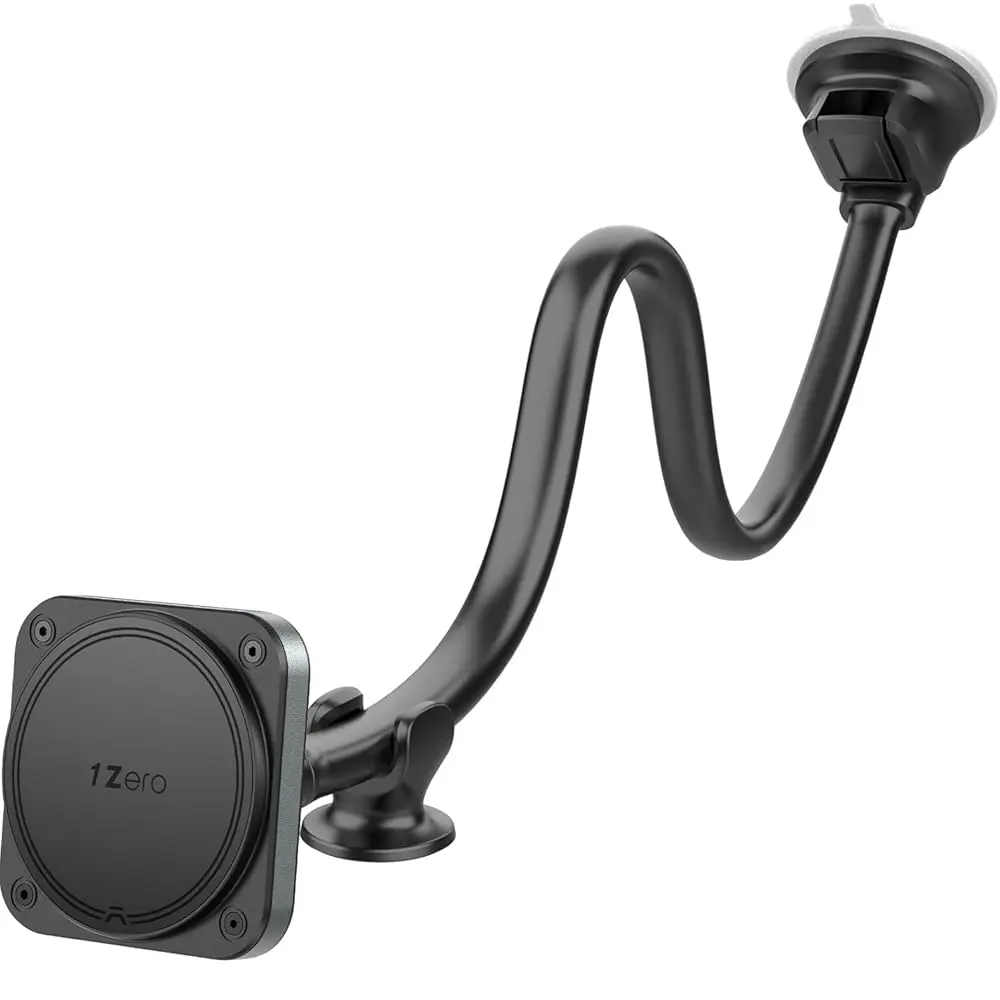 

Магнитное автомобильное крепление для телефона с 14-дюймовым гибким держателем-«гусиным шеей», универсальное крепление на лобовое стекло/приборную панель с промышленной мощной присоской