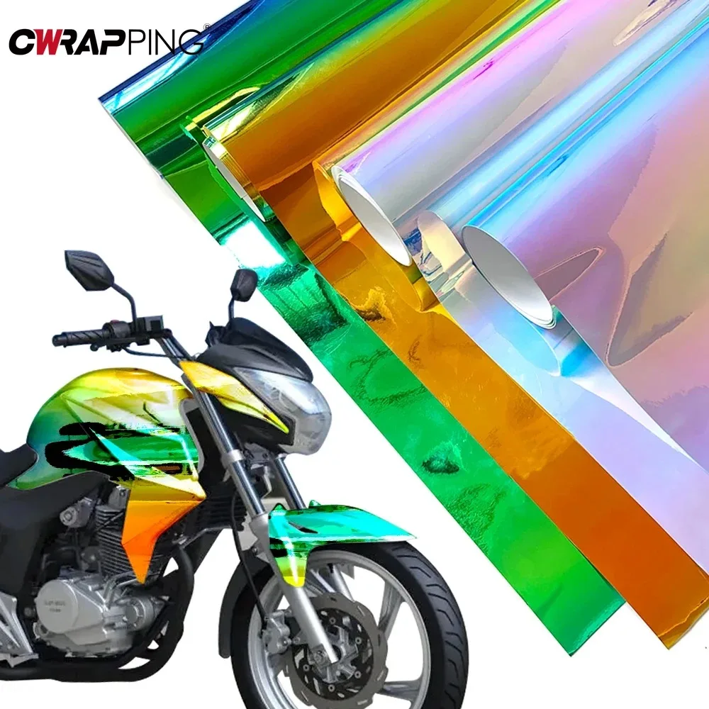 135cm Car Wrap Air Free Bubble Holographic Rainbow Sticker Color Change DIY Automobiles Decals Sheet Car Styling Car Accessories