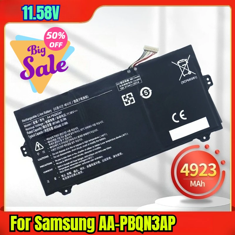 

for Samsung AA-PBQN3AP 11.58V 4923mAh Laptop Battery